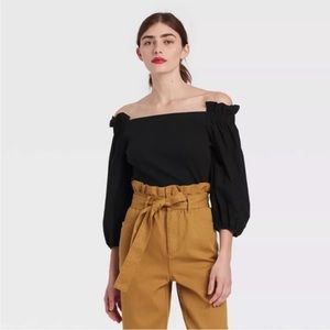 NWT Who What Wear Off The Shoulder Top
